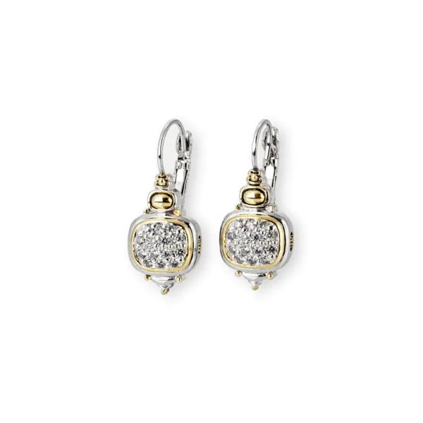 Nouveau CZ French Wire Earrings