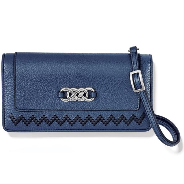 French Blue Interlock Rockmore Wallet