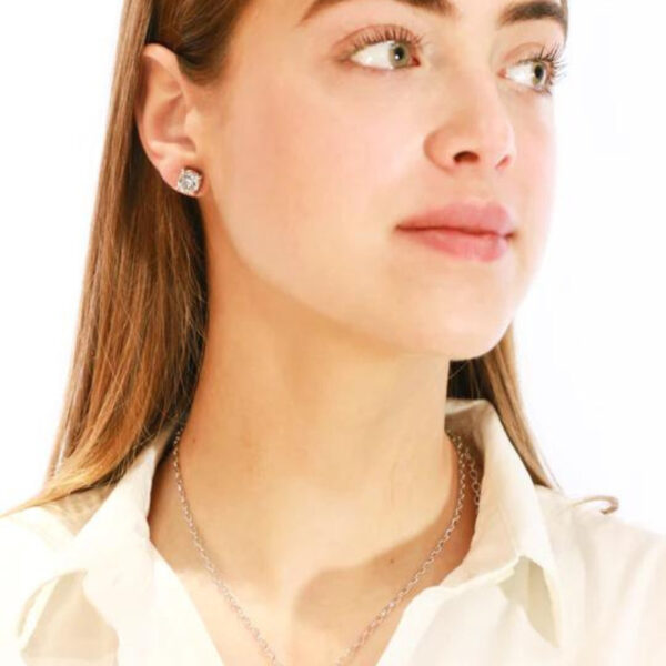Diamante - 4 Carat Stud Earrings - Image 2
