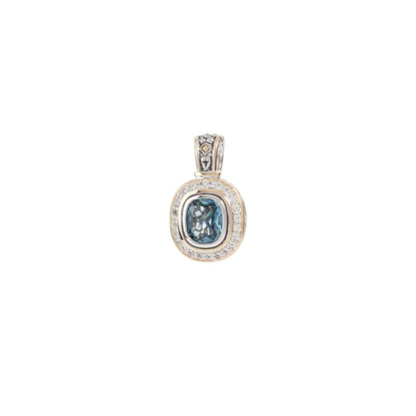 Pave Accented Oval Enhancer