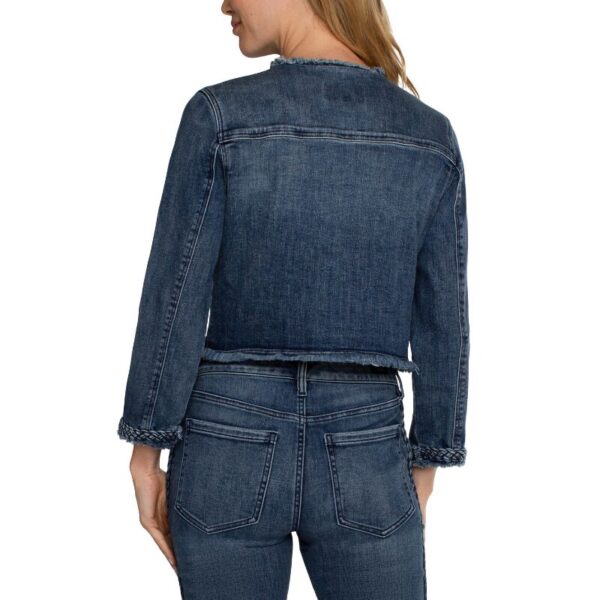 Cropped Jacket With Braid Jacket - Image 2