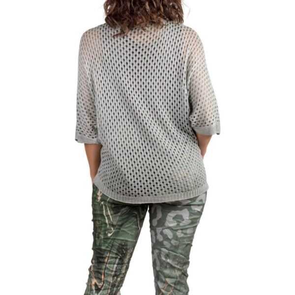 Star Knit Mesh Sweater - Image 2