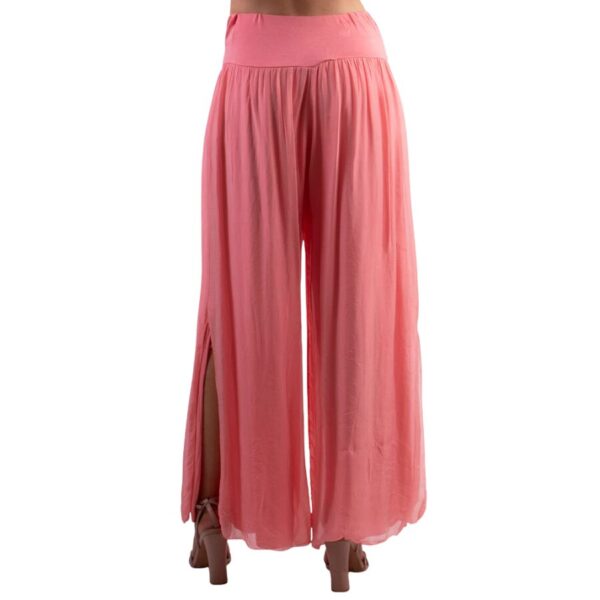 Jasmin Slit Pant - Coral