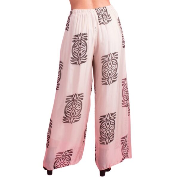 Angelo Silk Pant - Beige - Image 2