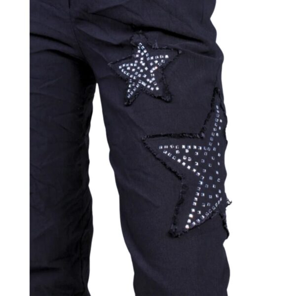 Stella Rhinestone Pant - Black - Image 3