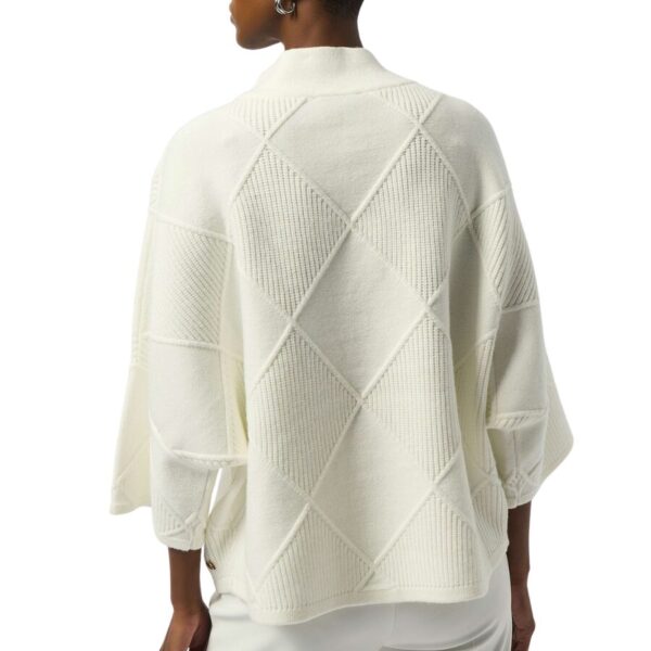 Textured Sweater Knit Pullover - White - Image 2