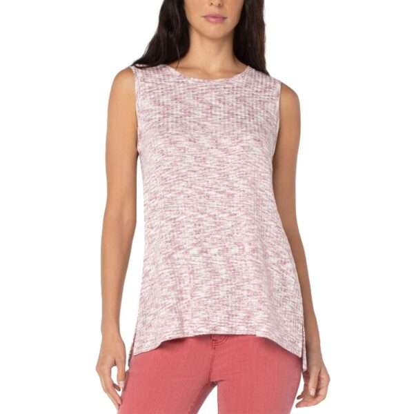 Sleeveless Scoop Neck Knit Top
